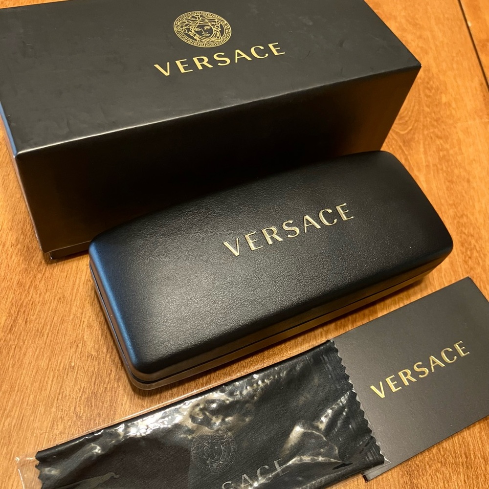 Versace Black Eyewear Case